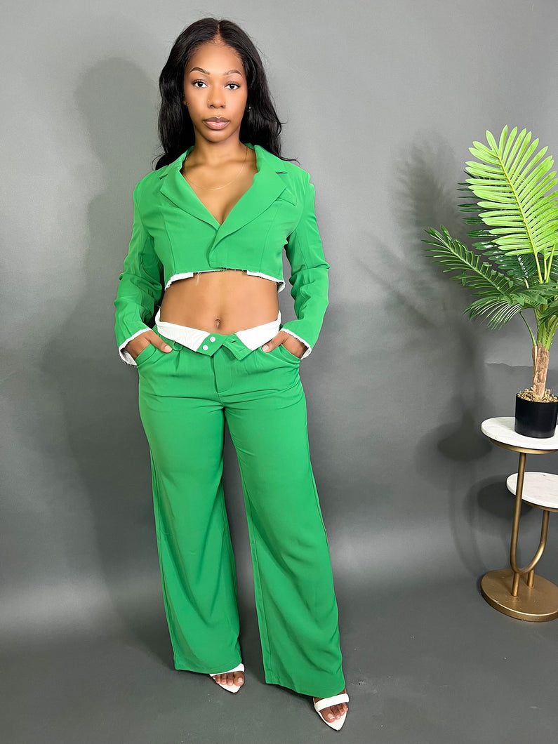 Mrs Green Power Suit